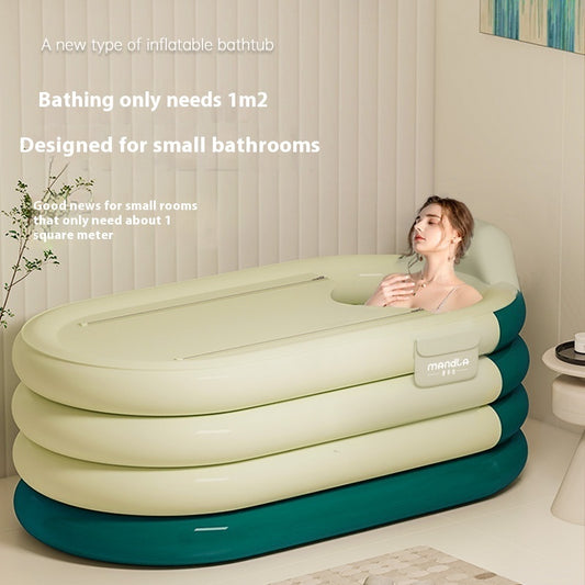 Inflatable Tub Bath Thickening Portable Storage