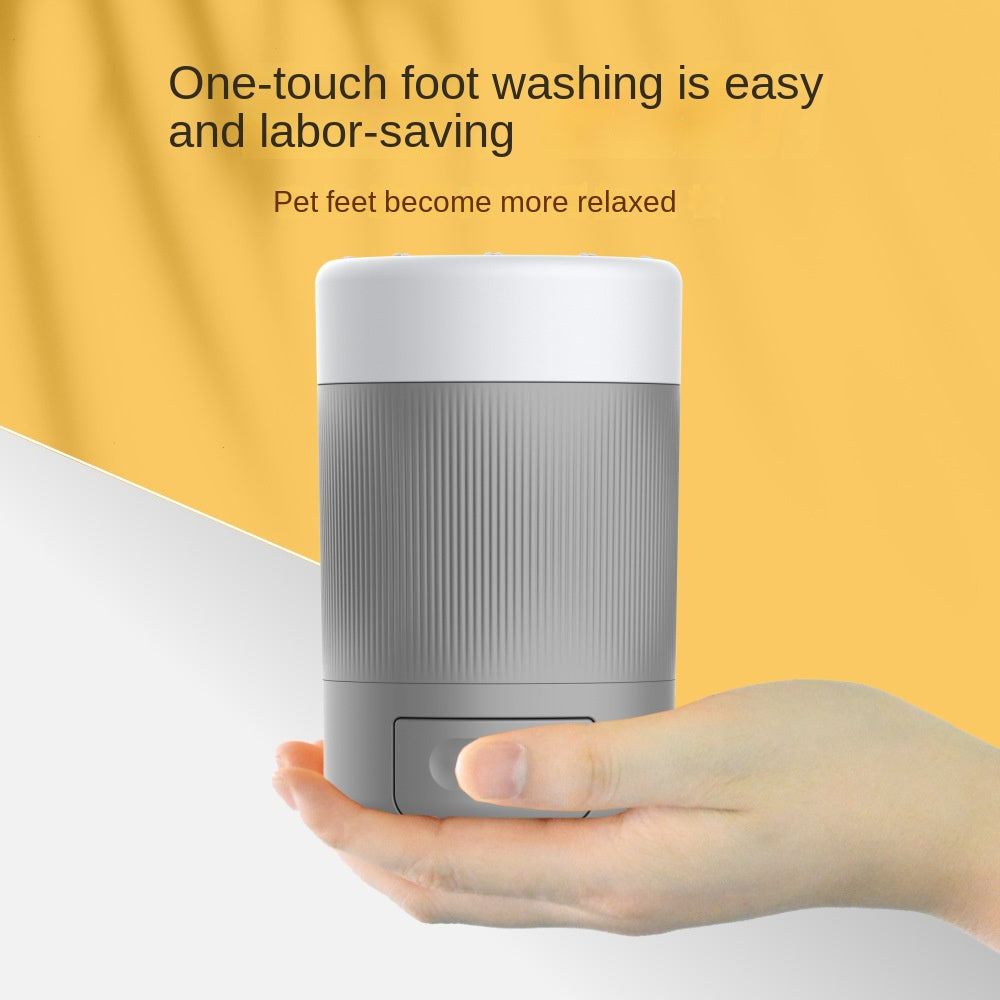 Pet Foot Washing Cup – Easy Paw Cleaner with Soft Towel for Dogs & Cats