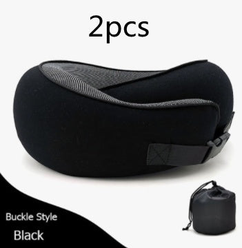 Travel Neck Pillow – U-Shaped Memory Foam Cushion for Airplane, Car & Home Naps