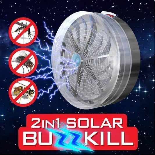 Solar Powered Bug Zapper – Electric Mosquito & Insect Killer for Home & Outdoor Use