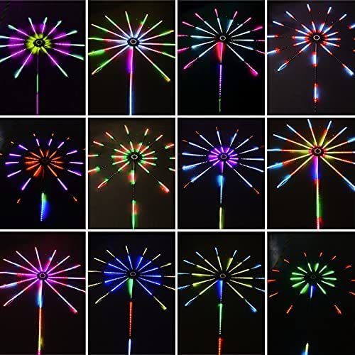 LED Firework Strip Lights – Music Sync & Color Changing