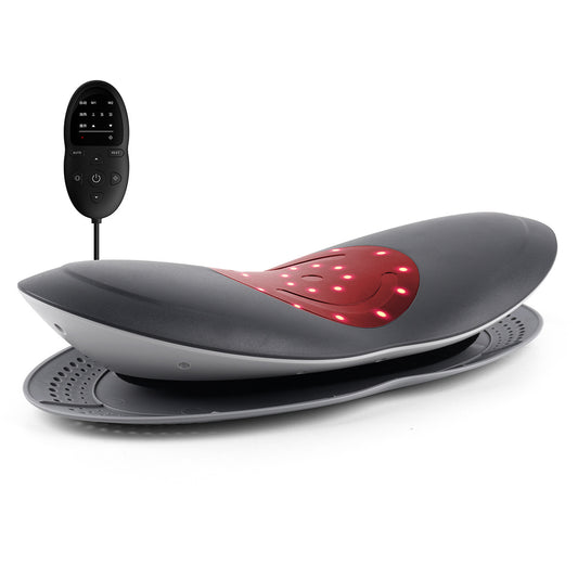 Inflatable Waist Massager & Lumbar Traction Device with Heat Therapy