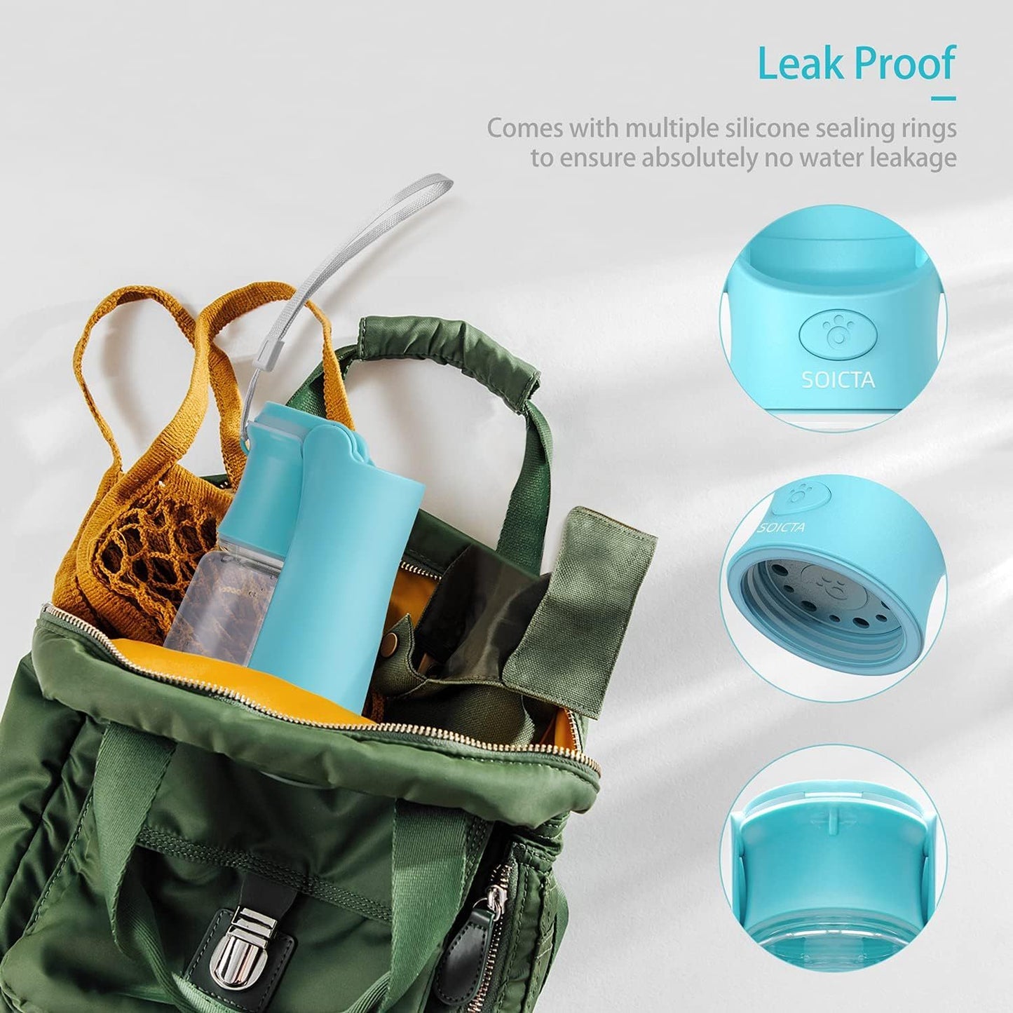 Portable Dog Water Bottle – Leak-Proof Pet Water Dispenser for Small to Large Dogs
