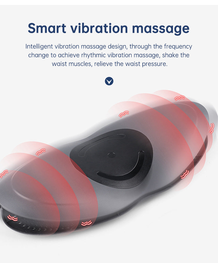 Inflatable Waist Massager & Lumbar Traction Device with Heat Therapy