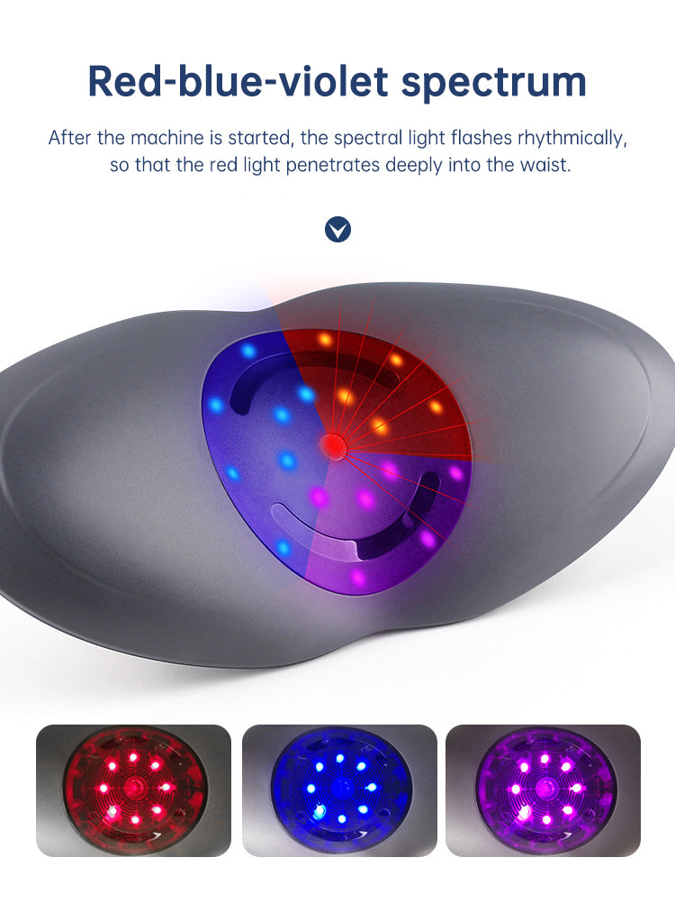 Inflatable Waist Massager & Lumbar Traction Device with Heat Therapy