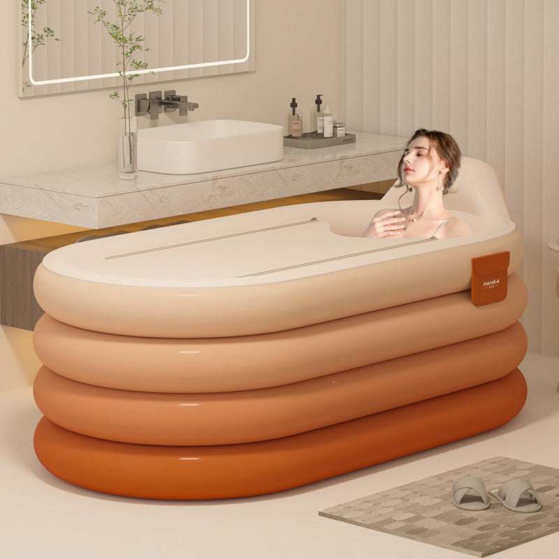 Inflatable Tub Bath Thickening Portable Storage