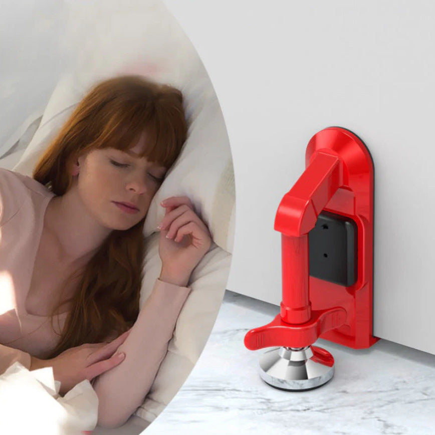 Portable Door Lock & Alarm – Travel Security Door Stopper for Home & Hotel Safety