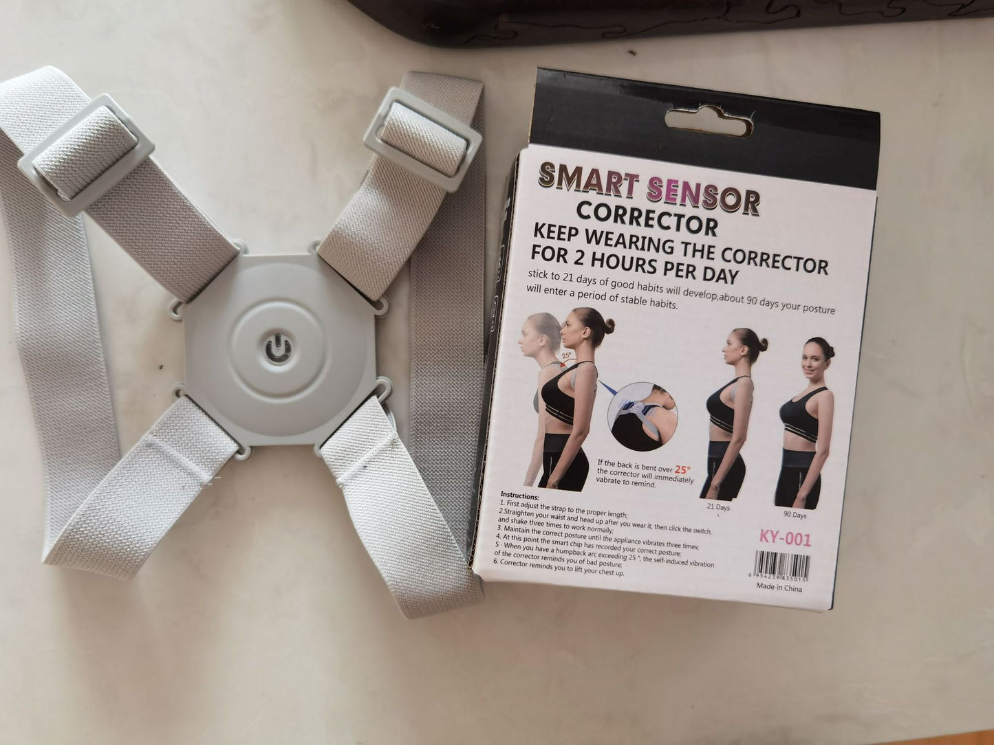 Smart Adjustable Posture Corrector – Real-Time Back Trainer for Kids & Adults