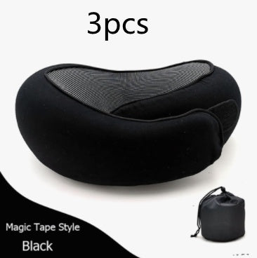 Travel Neck Pillow – U-Shaped Memory Foam Cushion for Airplane, Car & Home Naps