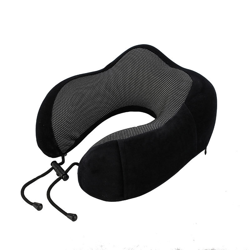 U-Shape Travel Neck Pillow – Memory Foam Cushion for Flights, Car & Home Naps