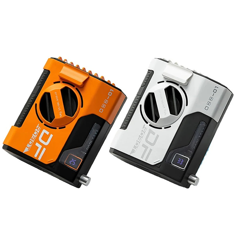 5000mAh Portable Waist & Neck Fan - Strong Wind, Multifunctional Power Bank