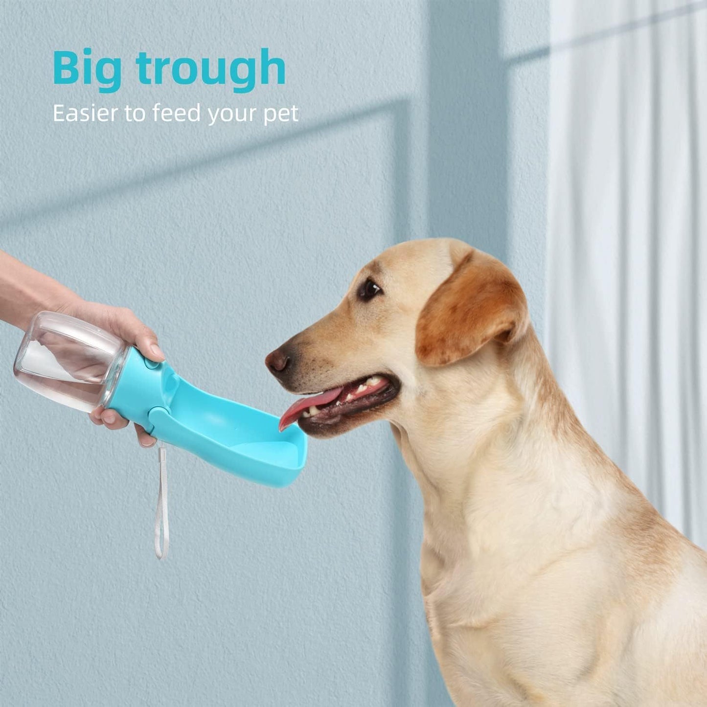 Portable Dog Water Bottle – Leak-Proof Pet Water Dispenser for Small to Large Dogs