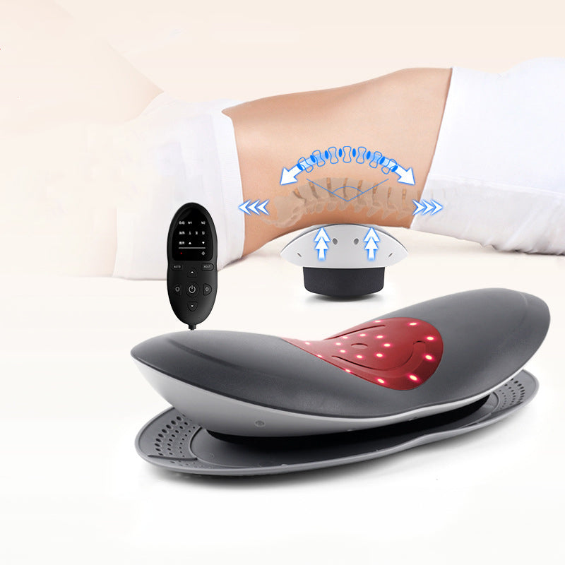 Inflatable Waist Massager & Lumbar Traction Device with Heat Therapy