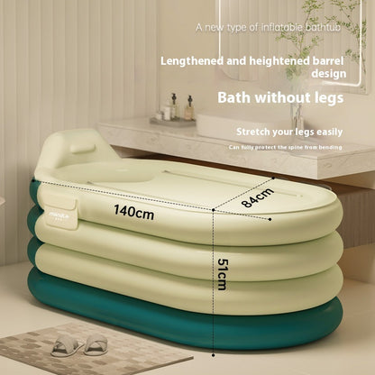 Inflatable Tub Bath Thickening Portable Storage