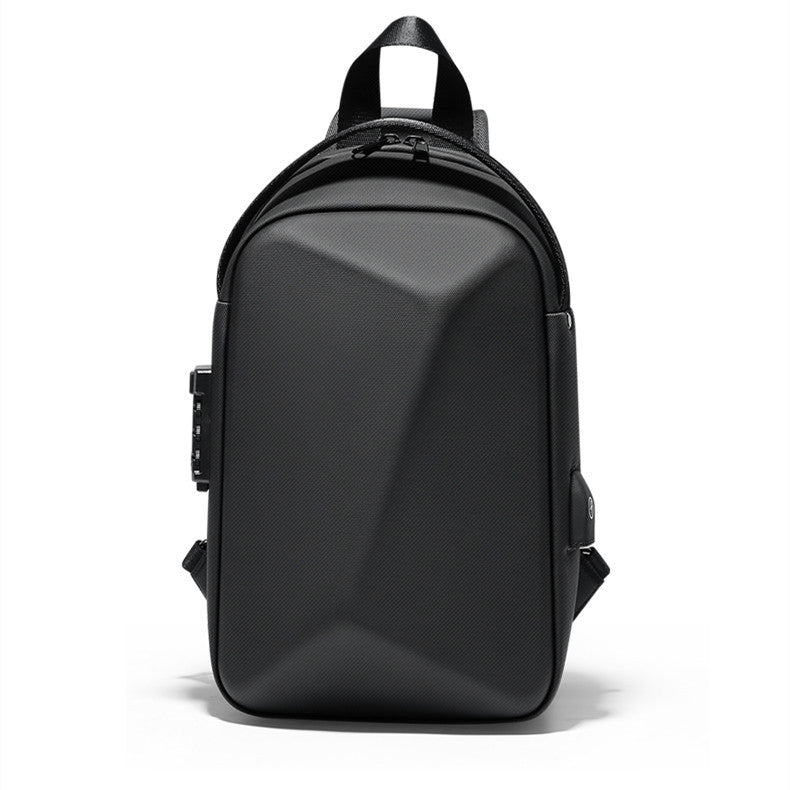 Men’s Waterproof Crossbody Bag – Fits 10.2″ iPad, Anti-Theft, USB Charging