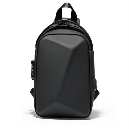 Men’s Waterproof Crossbody Bag – Fits 10.2″ iPad, Anti-Theft, USB Charging