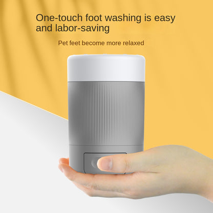 Pet Foot Washing Cup – Easy Paw Cleaner with Soft Towel for Dogs & Cats