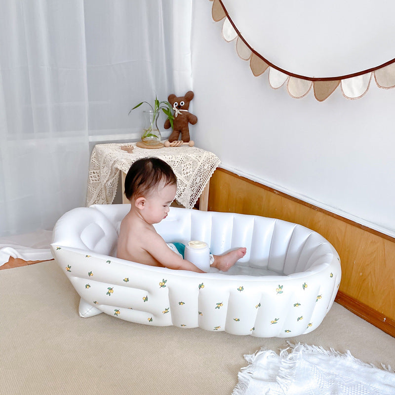 Indoor Children's Inflatable Bathtub Home Bath Tub