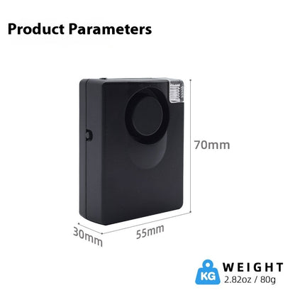 Personal Anti Theft Alarm Black Outdoor