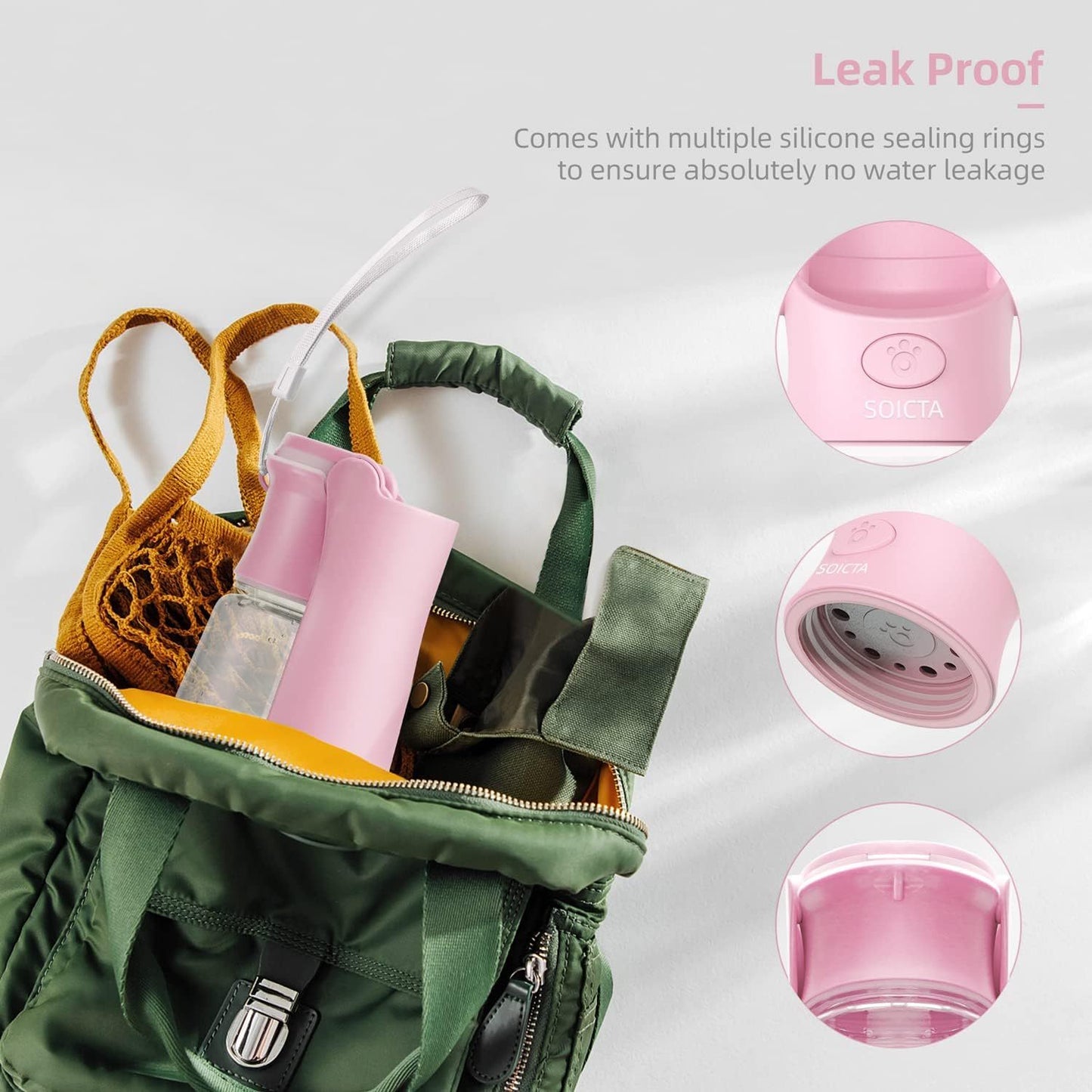 Portable Dog Water Bottle – Leak-Proof Pet Water Dispenser for Small to Large Dogs