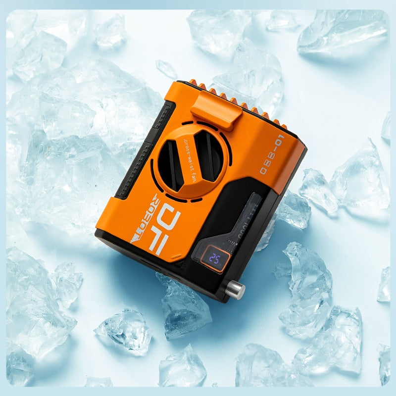 5000mAh Portable Waist & Neck Fan - Strong Wind, Multifunctional Power Bank