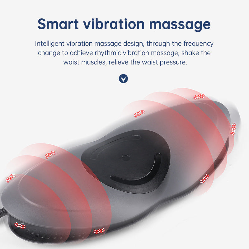 Inflatable Waist Massager & Lumbar Traction Device with Heat Therapy