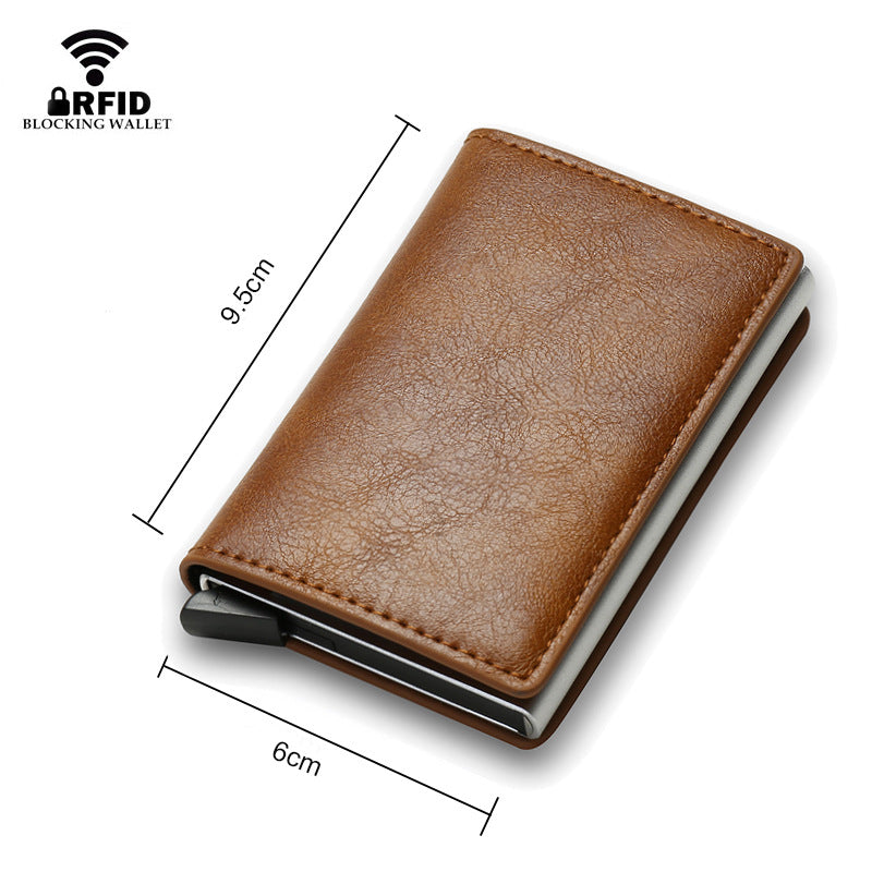 Slim Minimalist wallet RFID credit card Holder for Men & women