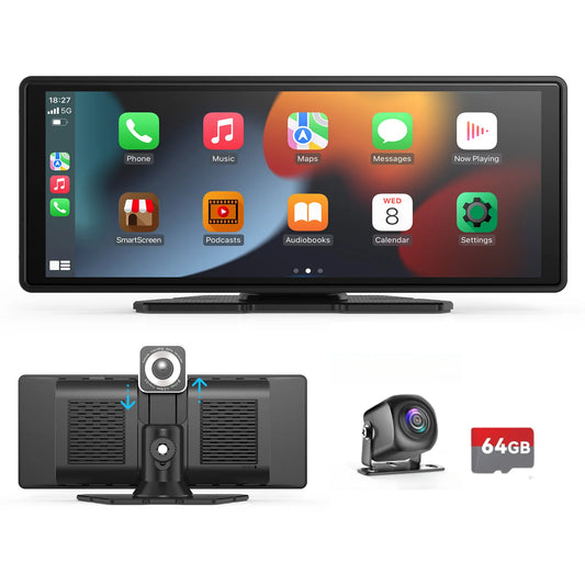 Universal Wireless CarPlay Touchscreen Display