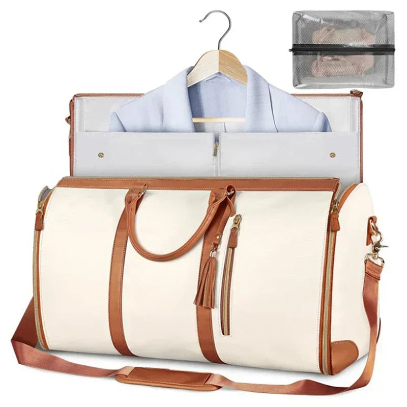 2025 PU Folding Travel Bag – Large-Capacity Organizer