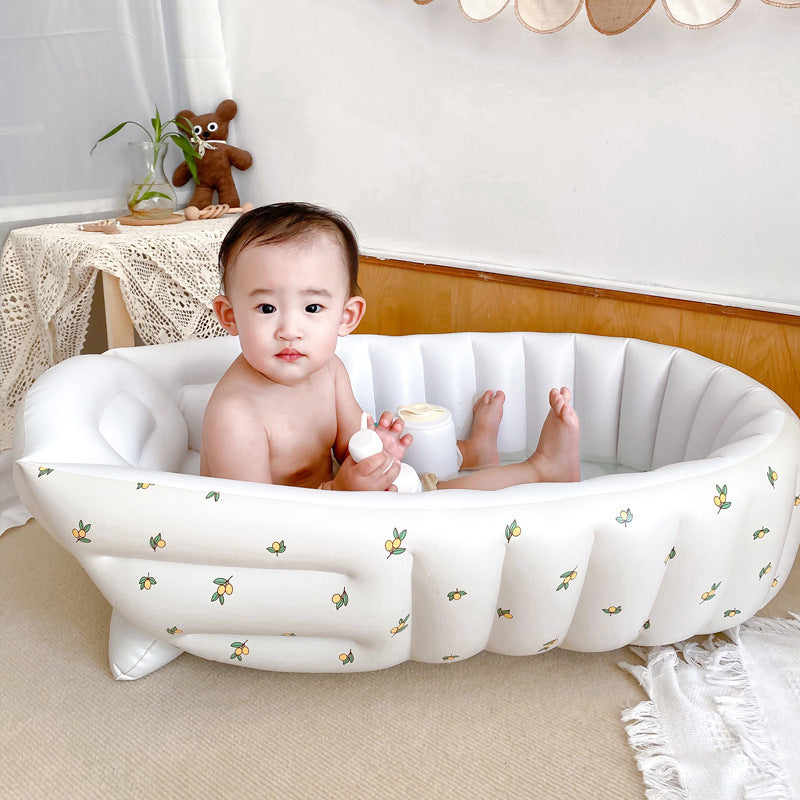 Indoor Children's Inflatable Bathtub Home Bath Tub
