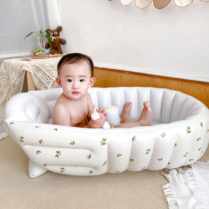 Indoor Children's Inflatable Bathtub Home Bath Tub