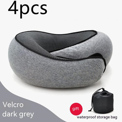 Travel Neck Pillow – U-Shaped Memory Foam Cushion for Airplane, Car & Home Naps