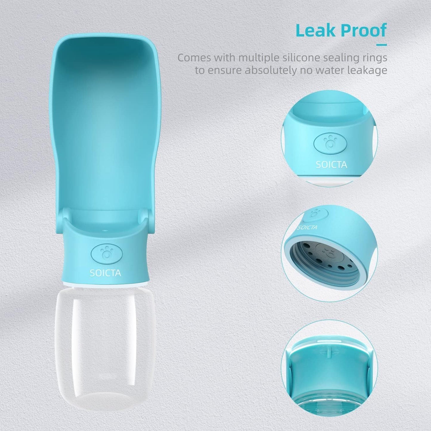 Portable Dog Water Bottle – Leak-Proof Pet Water Dispenser for Small to Large Dogs