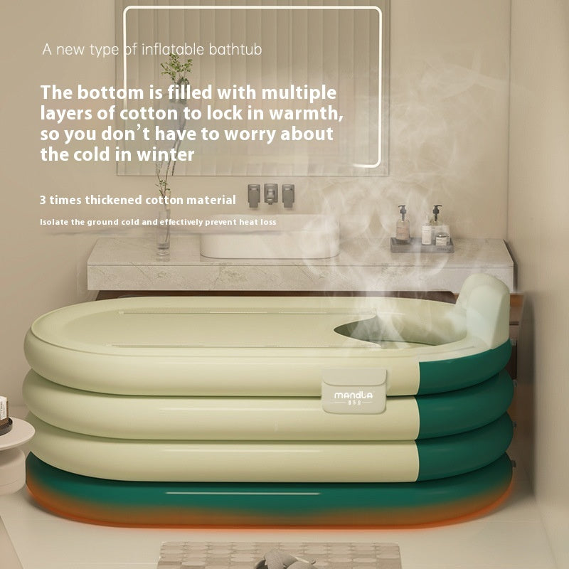 Inflatable Tub Bath Thickening Portable Storage