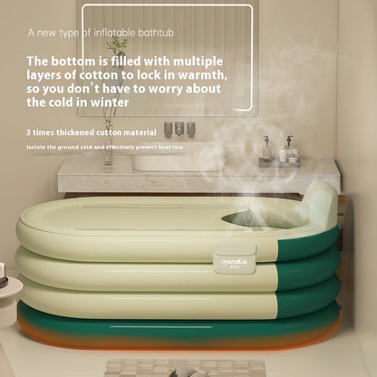 Inflatable Tub Bath Thickening Portable Storage
