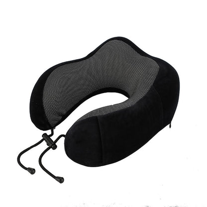 U-Shape Travel Neck Pillow – Memory Foam Cushion for Flights, Car & Home Naps